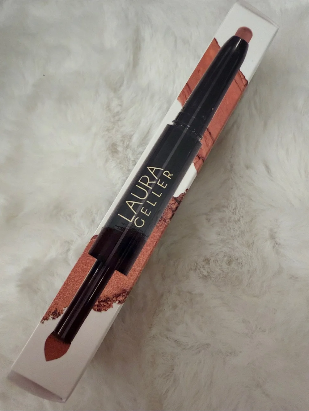 Laura Geller Make It A Double Eyeshadow Stick + Powder  whiskey NEW